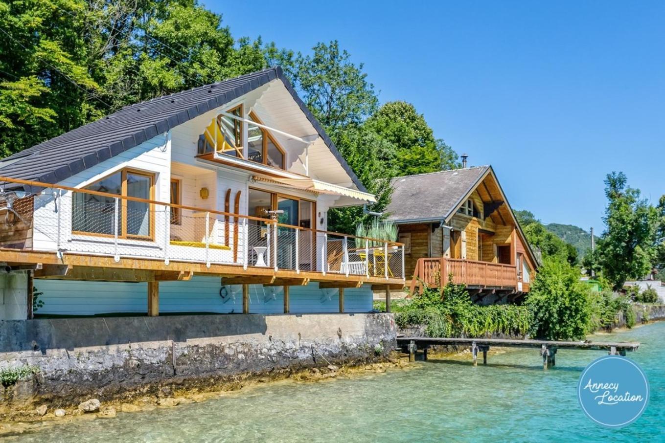דוסאר Chalet Coquillage Waterfront Escape On Lake מראה חיצוני תמונה